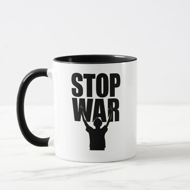 Taza Detengan la guerra, la paz (Izquierda)