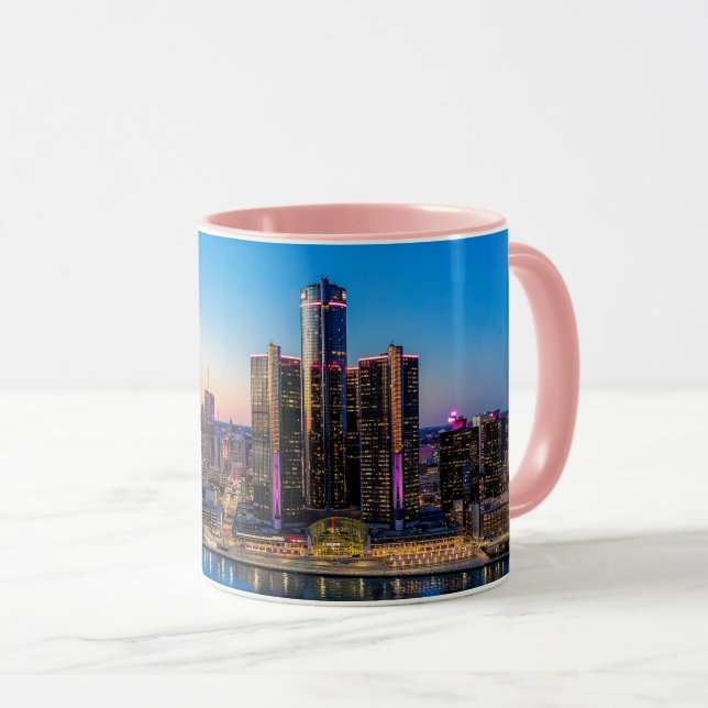 Taza Detroit Sunset Mug (Anverso derecho)