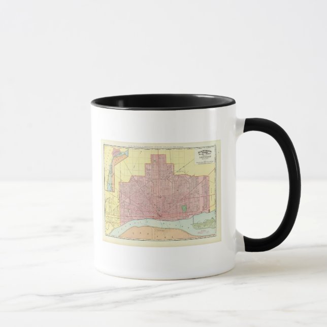 Taza Detroit y sus alrededores (Derecha)