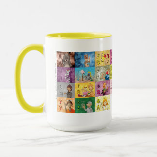 Taza Deutsches Fingeralphabet