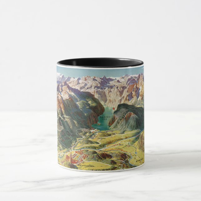 Taza " Deutschland: 1978/heute - ALPEN NP Berchtesgaden (Centro)