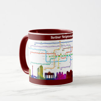 Taza "Deutschland: 2021/heute BERLIN - U/S-Bahn Tasse