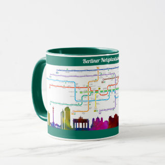 Taza " Deutschland: 2021/heute BERLIN - U/S-Bahn  Tasse