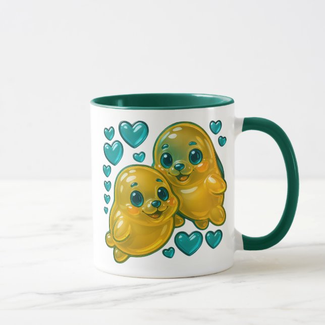 Taza Deux phoques stylisés (Derecha)
