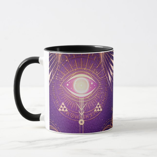 Taza Devine Dark Mystical Arcane Oye of Eternity Mug (Izquierda)