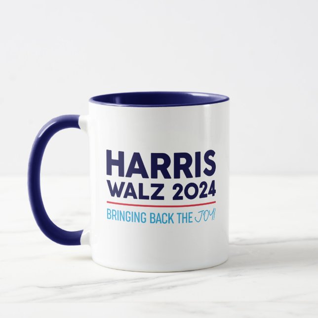 Taza Devolviendo la alegría Harris Walz Mug (Izquierda)