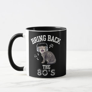 Taza Devuélvannos el gato gatito de los 80