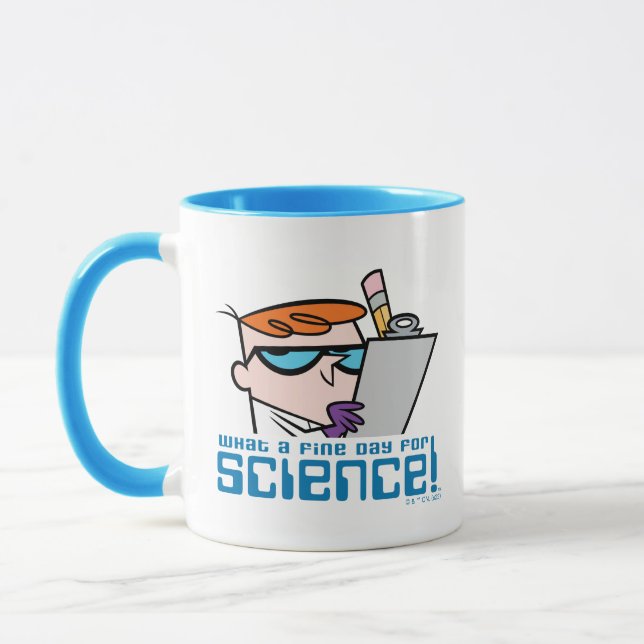 Taza Dexter - ¡Qué Buen Día Para La Ciencia! (Izquierda)