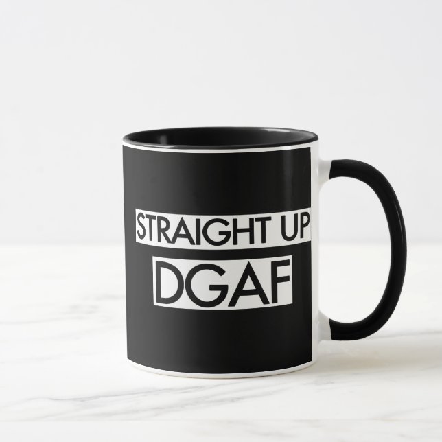 Taza DGAF ascendente recto (Derecha)