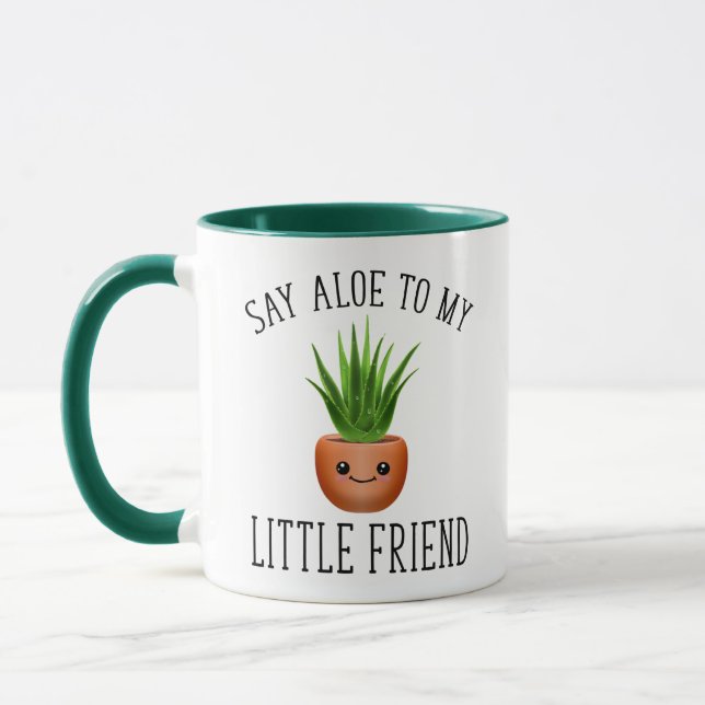 Taza Di Aloe A Mi Pequeño Amigo (Izquierda)