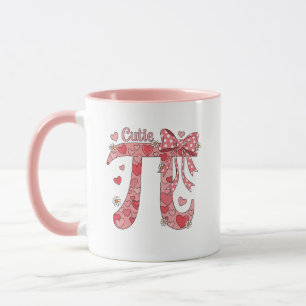 Taza Día Cutie Pi Coquette Mujeres Niños Niñas Matemáti