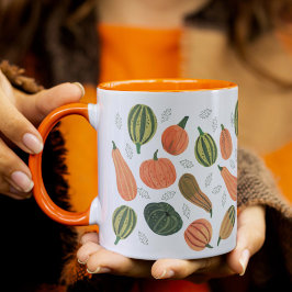 Taza Día de Acción de Gracias calabaza otoño