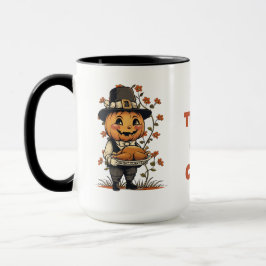 Taza Día de Acción de Gracias de la Calabaza