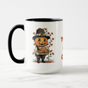 Taza Día de Acción de Gracias de la Calabaza