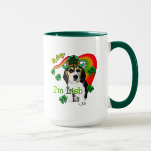 Taza Día de Beagle St Patrick