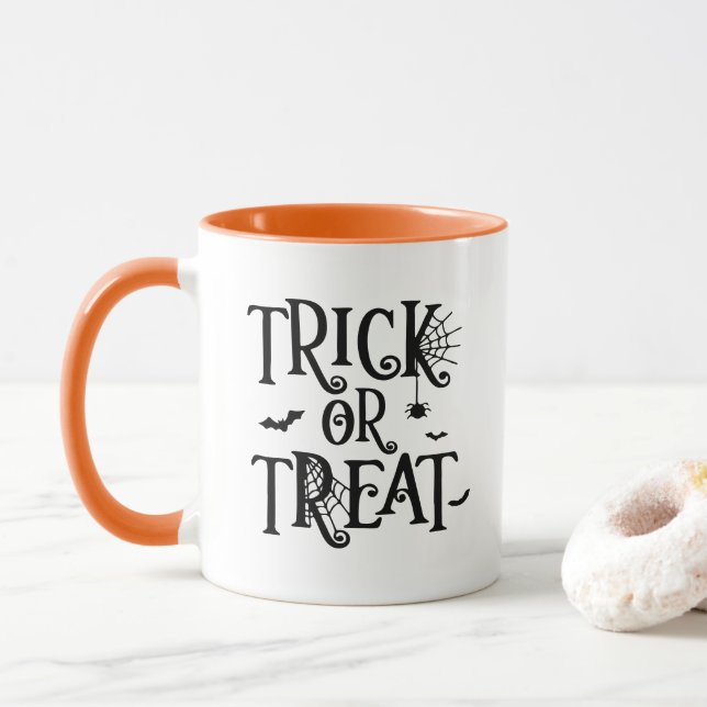 Taza Día de brujas  (Con donut)