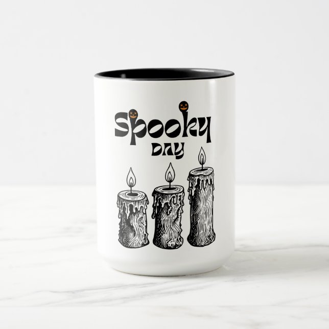 Taza Día de fantasía Feliz Halloween (Centro)