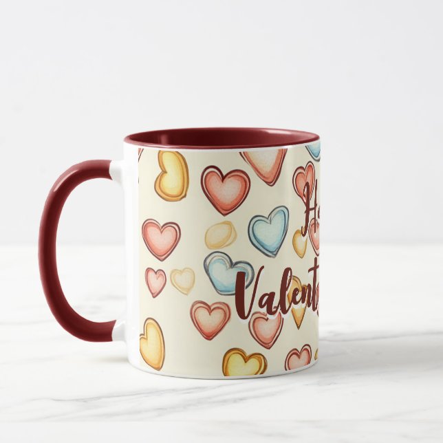✨ Taza Día de la Amistad  ¡Celebra con Estilo! 🎁❤ (Izquierda)