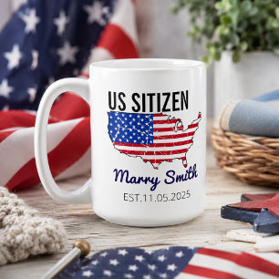 Taza Día de la Ciudadanía Americana – Orgulloso de ser