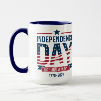 Taza Día de la Independencia 250º Aniversario de Estado