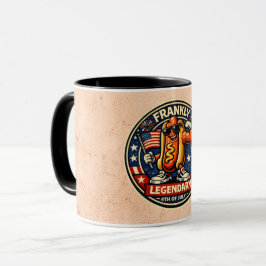 Taza Día de la Independencia Dawg - Amantes de la Comid