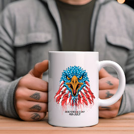 Taza Día de la Independencia de EEUU Café Mug