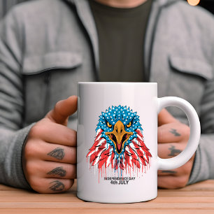 Taza Día de la Independencia de EEUU Café Mug