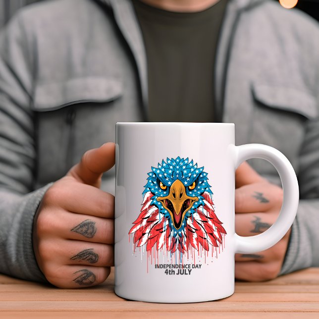 Taza Día de la Independencia de EEUU Café Mug (Subido por el creador)