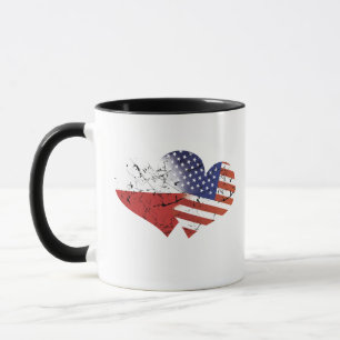 Taza Día de la Independencia del polaco de la bandera