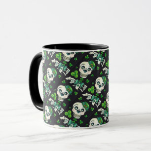 TAZA DÍA DE LA LEPRECHAUN MUERTA, ST. PADDY'S DAY SKULL