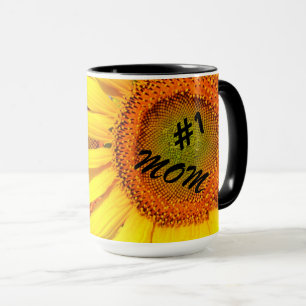 Taza Día de la Madre #1 girasoles de mamá