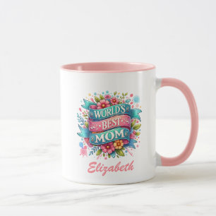Taza Día de la Madre Amantes de la Naturaleza Floral Pe