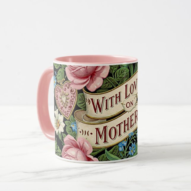 Taza Día de la Madre con Amor (Anverso izquierdo)