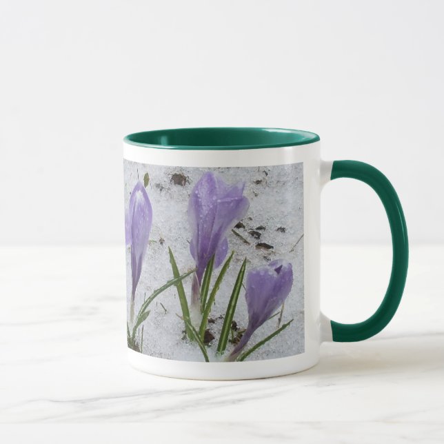 Taza Día de la Madre de la Abuela - Crocus in Snow (Derecha)