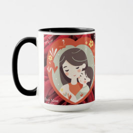 Taza Día de la Madre de la Mejor Mamá Flor Silvestre