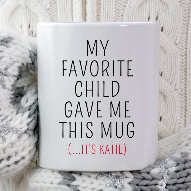 Taza Día de la madre de un hijo favorito personalizado (Subido por el creador)