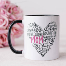 Taza Día de la madre del corazón