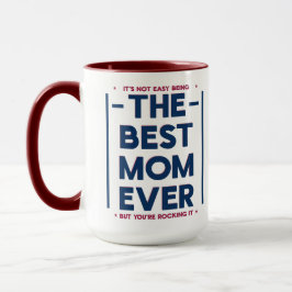 Taza Día de la Madre divertido la mejor mamá moderna az