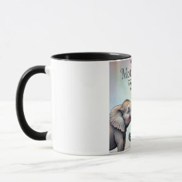 Taza Día de la Madre Elefante Primero Día de la Madre J