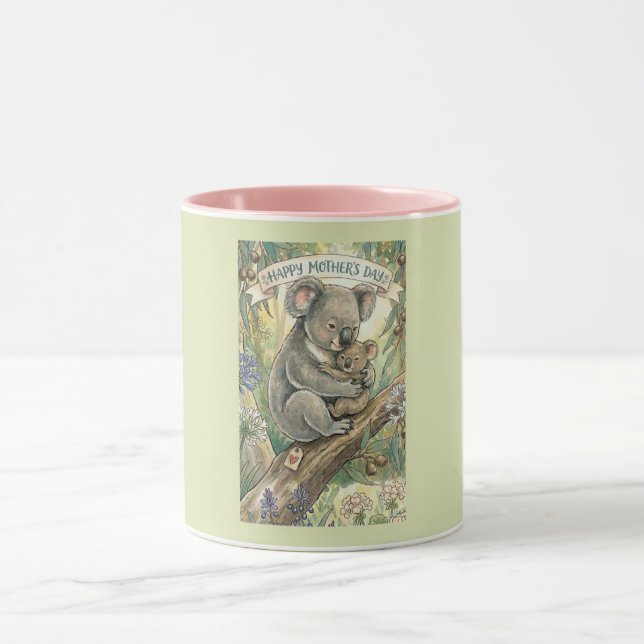 Taza Día de la Madre Koala con Joey (Centro)