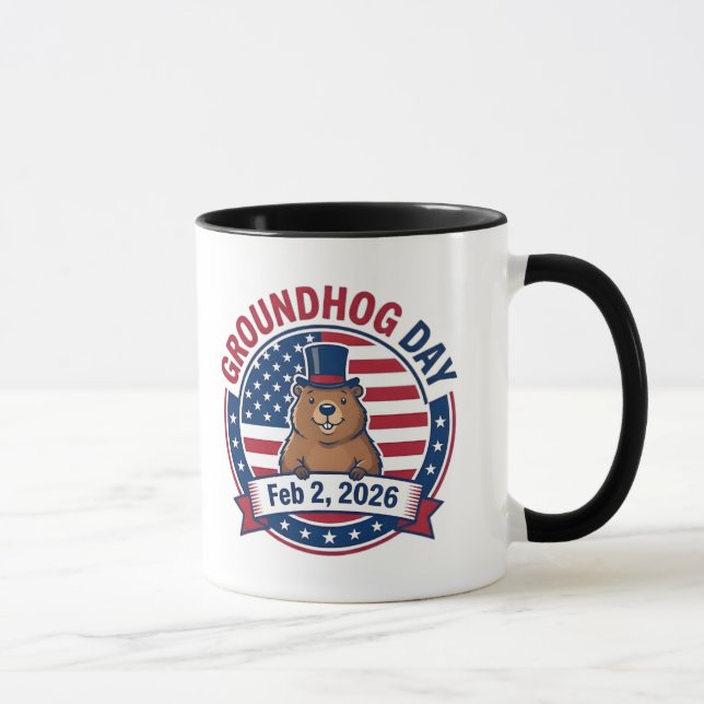 Taza Día de la marmota (Derecha)