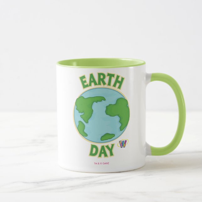 Taza Día de la Tierra de Webkinz (Derecha)