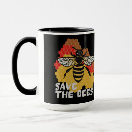 Taza Día de la Tierra, salven a las abejas