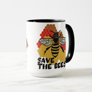 Taza Día de la Tierra, salven a las abejas