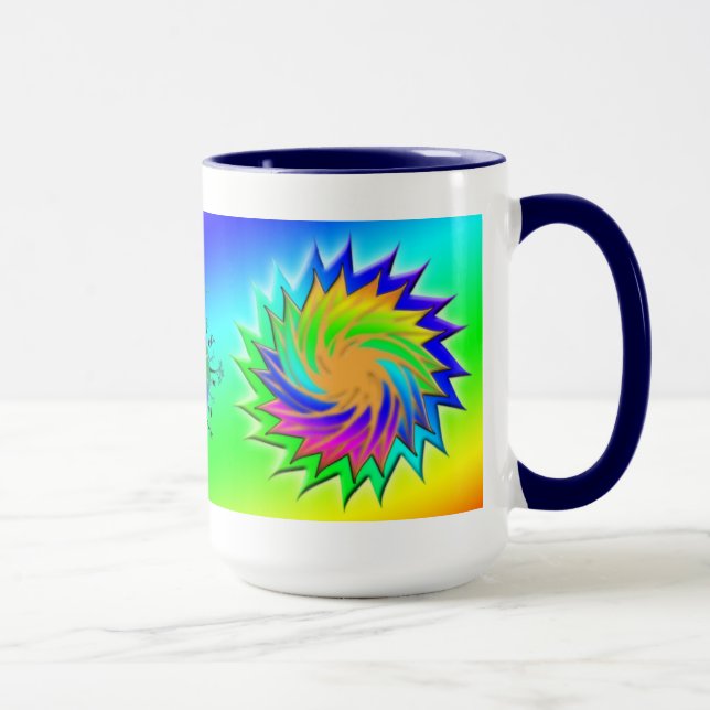Taza Día de la Tierra ~ Sunburst (Derecha)