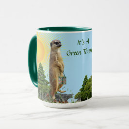 Taza Día de la Tierra Verde todos los días
