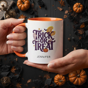 Taza Día de las Brujas Fantasmas Caprichosas