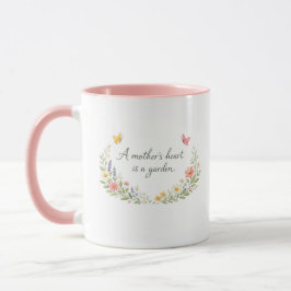 Taza Día de las Madres Flor Elegante