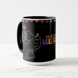 Taza Dia De Los Muertos