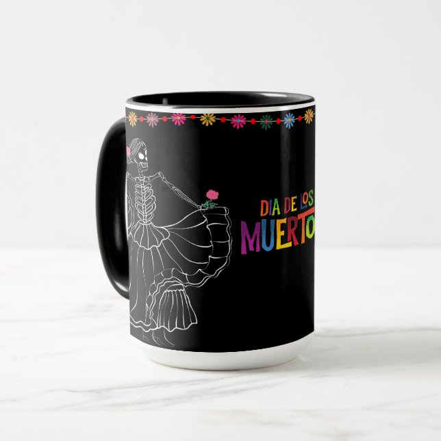 Taza Dia De Los Muertos (Anverso izquierdo)